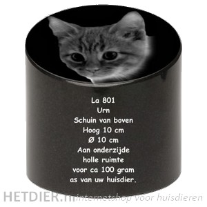 Huisdieren urn met bovenkant HETDIER.nl