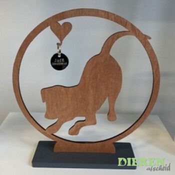 Standaard hond hout