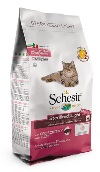 Schesir Cat Dry Sterilized Ham