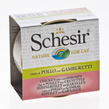 Schesir Cat Broth Chicken & Prawns