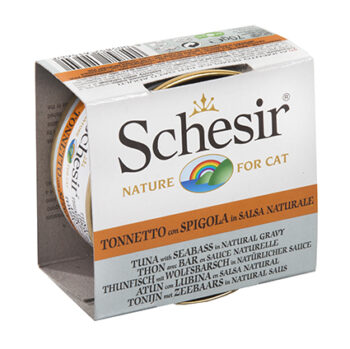 Schesir Cat Broth Nat. Tuna & Seabass