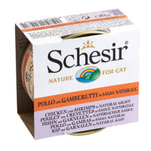 Schesir Cat Broth Nat. Chicken & Shrimps