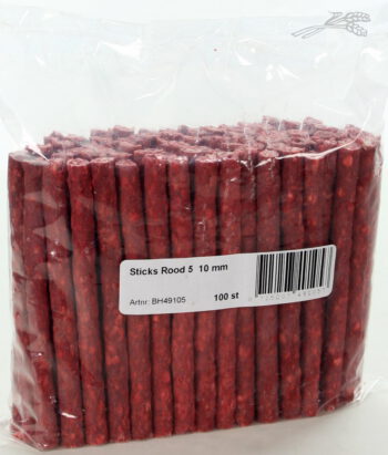 Sticks Rood 5  10 mm