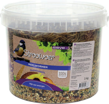 Strooivoer met Meelwormen