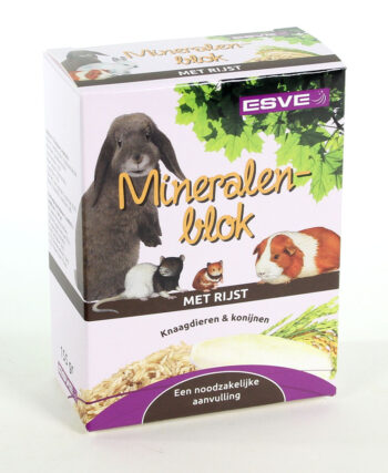 Mineralenblok met Rijst