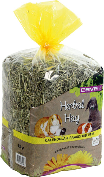 Herbal Hay Calendula&Paardenbloem