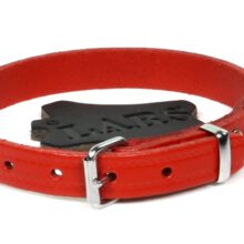 Halsband Croupon Rood