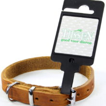 Halsband Vetleer Cognac