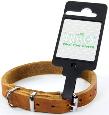 Halsband Vetleer Cognac