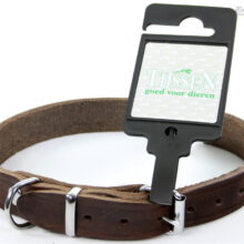 Halsband Vetleer Bruin