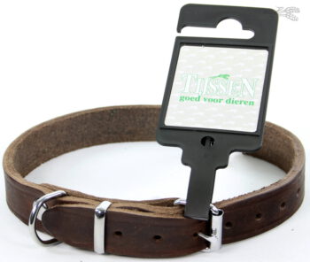 Halsband Vetleer Bruin