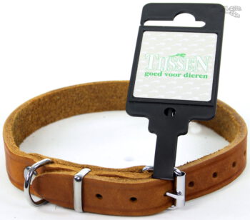 Halsband Vetleer Cognac