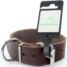 Halsband Vetleer Bruin