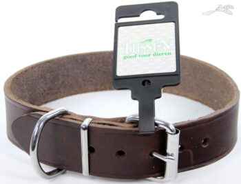 Halsband Vetleer Bruin