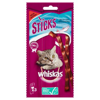 Whiskas Cat Sticks Zalm 3 st.