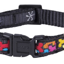 Jelly Halsband Multi Bone Black