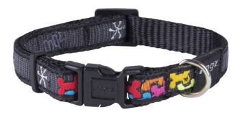 Jelly Halsband Multi Bone Black