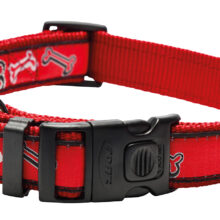 Armed Respons Halsb. Red Rogz Bone