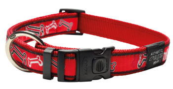 Armed Respons Halsb. Red Rogz Bone