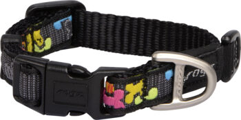 Fly Halsband Multi Bone Black