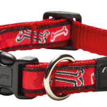 Scooter Halsband Red Rogz Bone