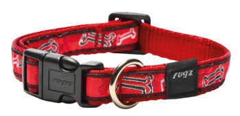 Scooter Halsband Red Rogz Bone