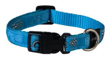 Scooter Halsband Turq Paw