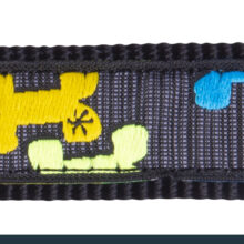 Scooter Choker Halsb. Multi Bone Black
