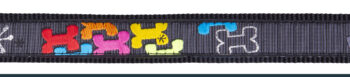 Scooter Choker Halsb. Multi Bone Black