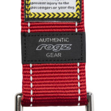 Rogz Safety Belt Car Clip Red
