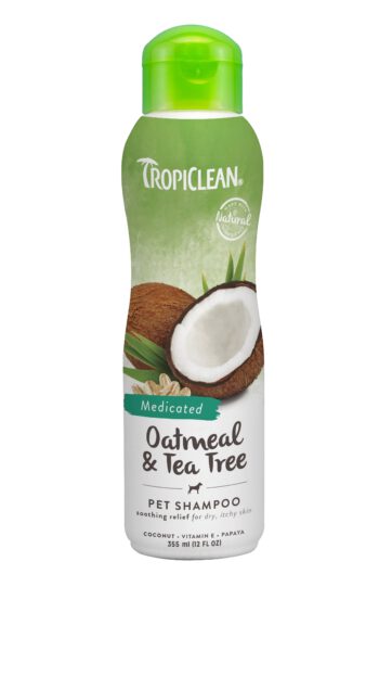 TropiClean Oatmeal & Tea Tree Shampoo