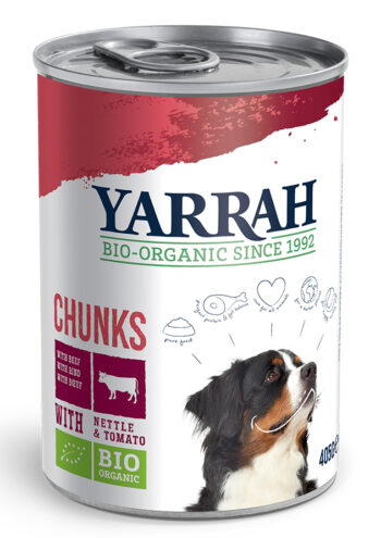 Yarrah Hond Blik Br.Rund in Saus