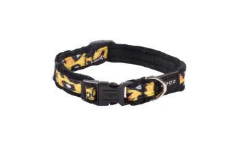 Fashion Halsband S Leopard Bone