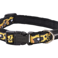 Fashion Halsband M Leopard Bone