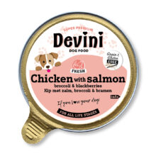 Devini Dog Chicken With Salmon