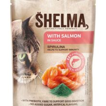 Shelma Pouch Fillets Salmon/Spirulina