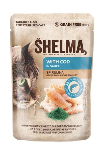 Shelma Pouch Fillets Cod/Spirulina