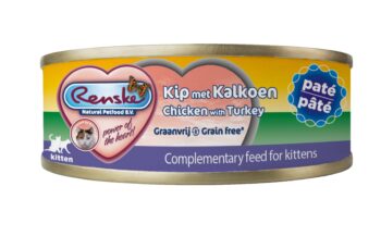 Renske Kat Blik Paté Kitten Kip met Kalkoen