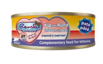 Renske Kat Blik Paté Kitten Kip met Rund