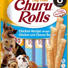 Inaba Dog Churu Rolls Wraps Cheese