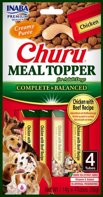 Inaba Dog Meal Topper Chicken With Beef
