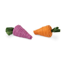 Rogz Paper Rope Carrots Orange/Pink