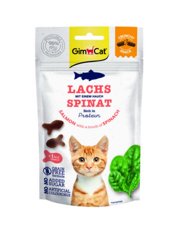 GimCat Crunchy Snack Zalm & Spinazie