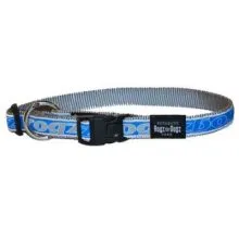Hondenhalsband of lijn nylon Sport Blue
